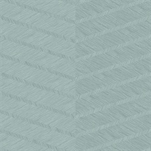 Scott Living Aspen Aqua Chevron Non Woven Unpasted Wallpaper