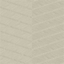 Scott Living Aspen Champagne Chevron Non Woven Unpasted Wallpaper