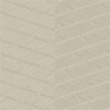 Scott Living Aspen Champagne Chevron Non Woven Unpasted Wallpaper