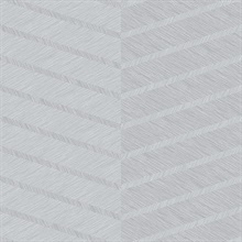 Scott Living Aspen Grey Chevron Non Woven Unpasted Wallpaper