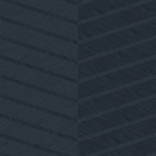 Scott Living Aspen Indigo Chevron Non Woven Unpasted Wallpaper