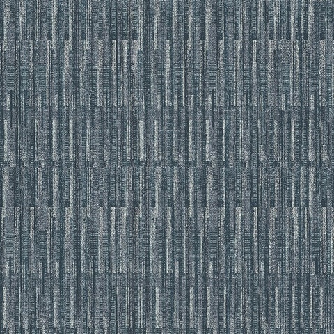 Scott Living Brixton Indigo Texture Non Woven Unpasted Wallpaper