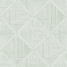 Scott Living Cade Green Geometric Textured Diamond Wallpaper