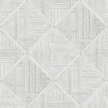 Scott Living Cade Grey Geometric Textured Diamond Wallpaper