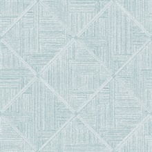 Scott Living Cade Teal Geometric Textured Diamond Wallpaper