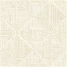 Scott Living Cade Yellow Geometric Textured Diamond Wallpaper