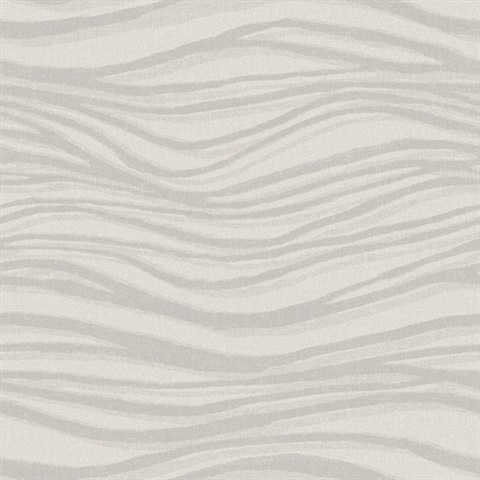 Scott Living Chorus Champagne Vertical Textured Wave Wallpaper