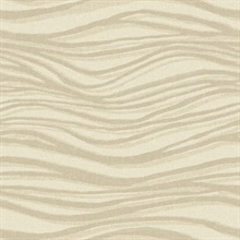 Scott Living Chorus Gold Vertical Textured Wave Wallpaper