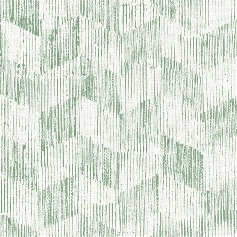 Scott Living Demi Green Distressed Vertical Textured Wallpaper