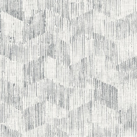 Scott Living Demi Grey Distressed Vertical Textured Wallpaper