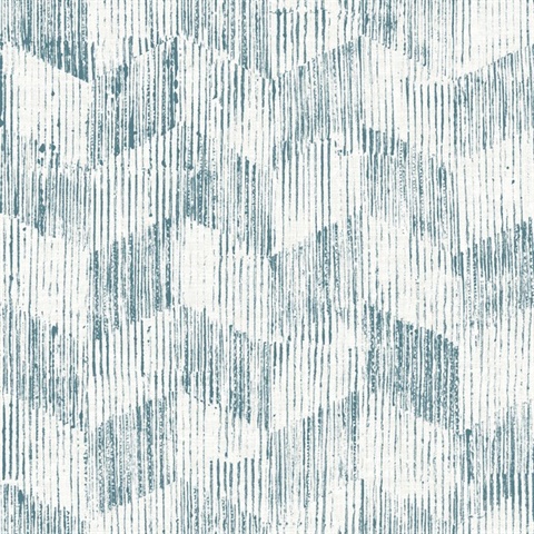 Scott Living Demi Teal Distressed Vertical Textured Wallpaper