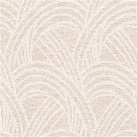 Scott Living Farrah Blush Textured Geometric Wallpaper