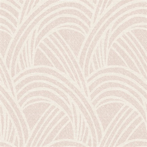 Scott Living Farrah Blush Textured Geometric Wallpaper