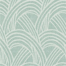 Scott Living Farrah Green Textured Geometric Wallpaper