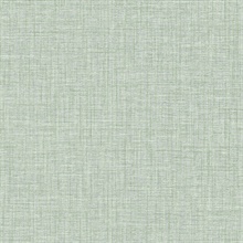 Scott Living Lanister Green Faux Linen Textured Wallpaper