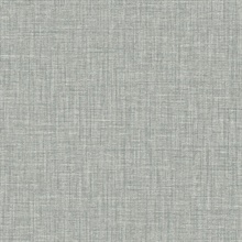 Scott Living Lanister Grey Faux Linen Textured Wallpaper