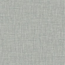 Scott Living Lanister Grey Faux Linen Textured Wallpaper