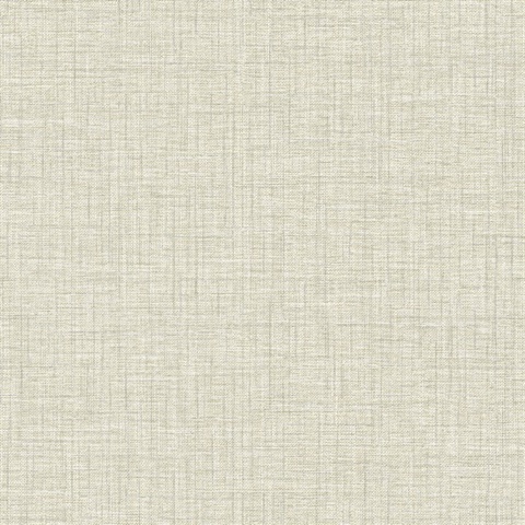 Scott Living Lanister Olive Faux Linen Textured Wallpaper