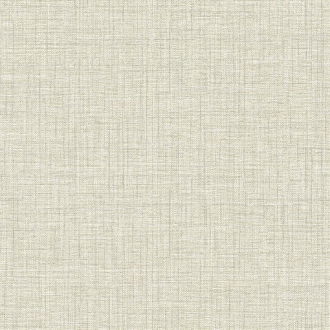 Scott Living Lanister Olive Faux Linen Textured Wallpaper