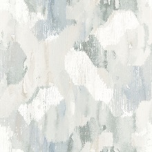 Scott Living Mahi Stone Textured Abstract Watercolor Wallpaper