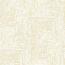 Scott Living Merritt Honey Geometric Non Woven Unpasted Wallpaper