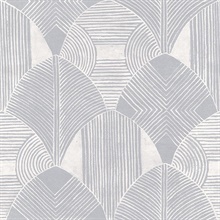 Scott Living Westport Pewter Geometric Non Woven Unpasted Wallpaper