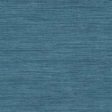 Sea Grass Blue Faux Grasscloth