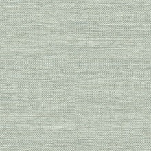 Seafoam Malin Faux Weave Wallpaper