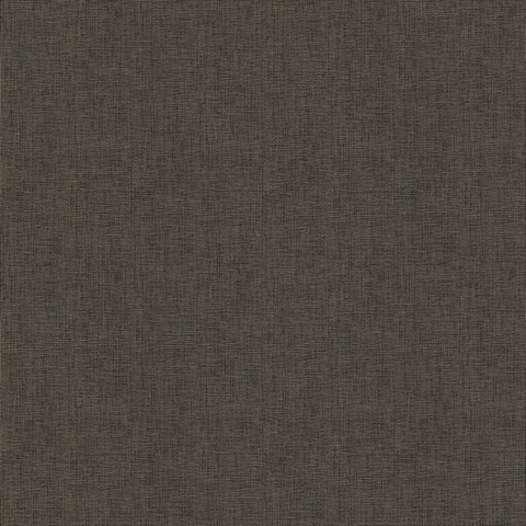 Seaton Black Linen Textured Wallpaper