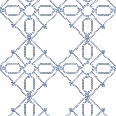 Seawater Diamond Trellis Premium Peel & Stick Wallpaper