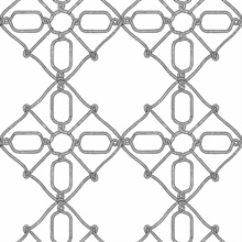 Seawater Diamond Trellis Premium Peel & Stick Wallpaper