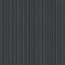 Sebasco Black Vertical Pinstripe Textured Wallpaper
