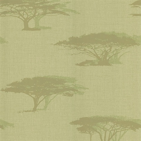 Serengeti Light Green Trees