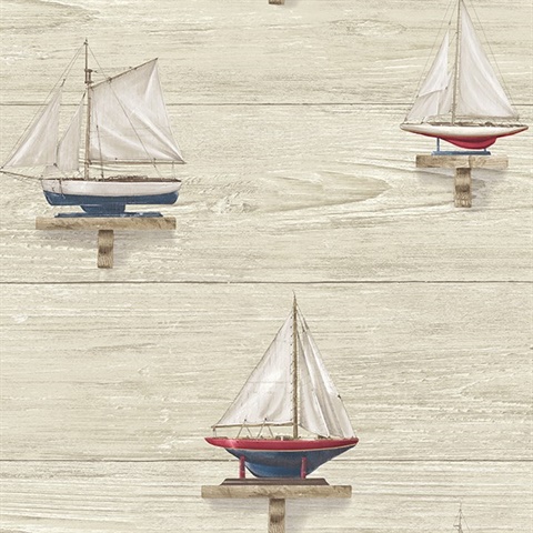 Set Sail Beige Wood