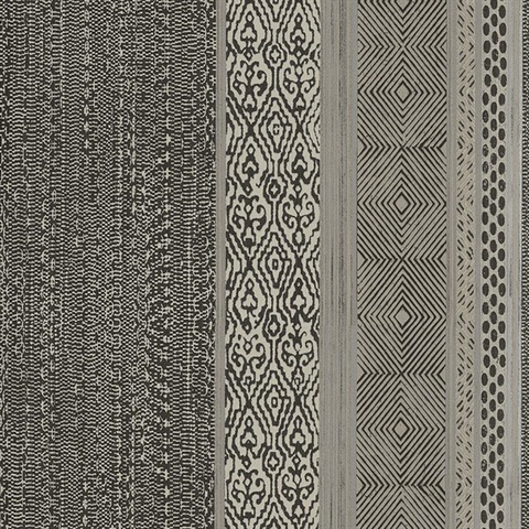 Setif Taupe Stripe Wallpaper