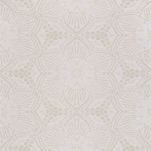 Seychelles Champagne Medallion Wallpaper
