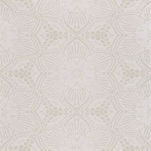 Seychelles Champagne Medallion Wallpaper