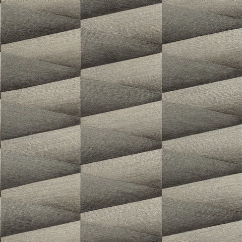 Shae Dark Grey Geo Wallpaper