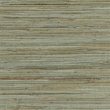 Shandong Sea Green Grasscloth Wallpaper