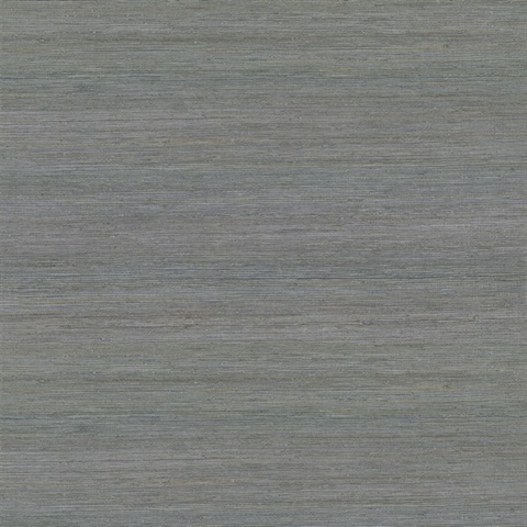 Shandong Slate Ramie Grasscloth Wallpaper