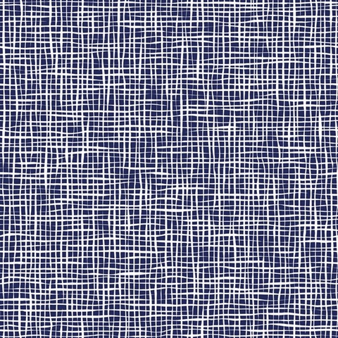 Shanti Blue Grid