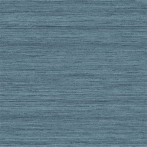 Shantung Blue Abstract Gradient Weave Wallpaper