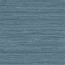 Shantung Blue Abstract Gradient Weave Wallpaper