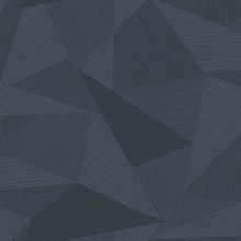 Sharkey Blue Textured Geometric  Wallpaper