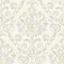 Shasta Grey Damask