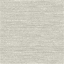 Sheehan Grey Faux Grasscloth Wallpaper