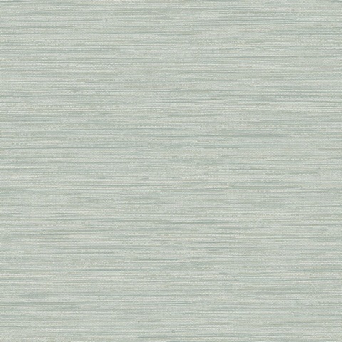 Sheehan Sea Green Faux Grasscloth Wallpaper