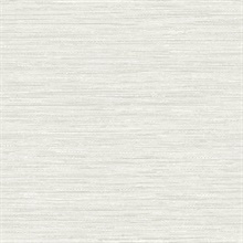 Sheehan Silver Faux Grasscloth Wallpaper