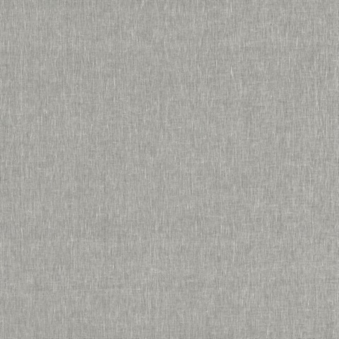Sheer Linen Grey Wallpaper