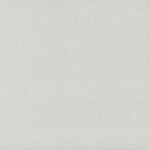Sheer Linen Silver White Wallpaper